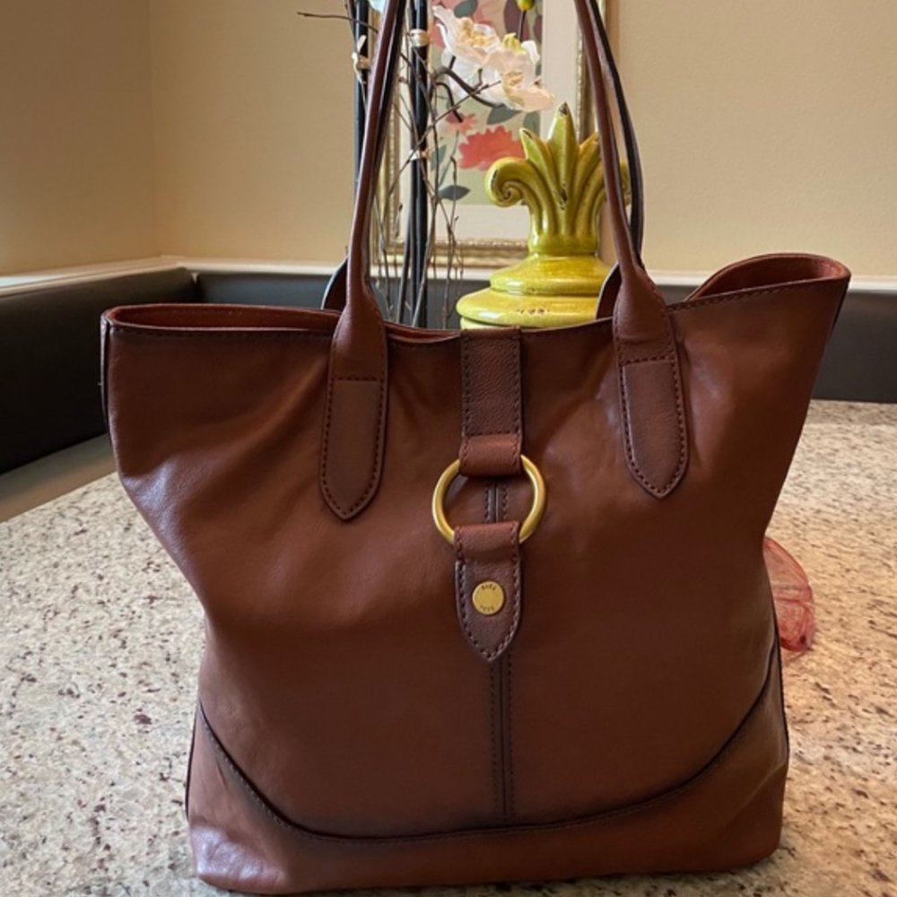 Frye Leather Ring Tote